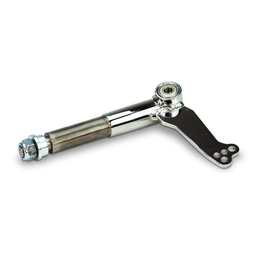 Achsschenkel links 25mm 10,5° | Länge 195,5 mm | verchromt Achsschenkel links 25mm 10,5° | Länge 195,5 mm | verchromt